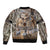 Wild Deer Hunting Bomber Jacket Realtree Buck and Doe - Wonder Print Shop