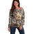 Wild Deer Hunting Off Shoulder Sweater Realtree Buck and Doe - Wonder Print Shop