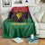 Personalized Queen In Pan-African Colors Blanket Egyptian Beautiful Goddess