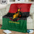 Personalized Queen In Pan-African Colors Blanket Egyptian Beautiful Goddess