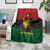 Personalized Queen In Pan-African Colors Blanket Egyptian Beautiful Goddess