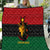 Personalized Queen In Pan-African Colors Quilt Egyptian Beautiful Goddess