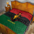 Personalized Queen In Pan-African Colors Quilt Egyptian Beautiful Goddess