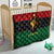 Personalized Queen In Pan-African Colors Quilt Egyptian Beautiful Goddess