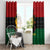 Personalized Queen In Pan-African Colors Window Curtain Egyptian Beautiful Goddess