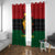 Personalized Queen In Pan-African Colors Window Curtain Egyptian Beautiful Goddess