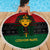 Personalized Pharaoh In Pan-African Colors Beach Blanket Ancient Egypt - Wonder Print Shop