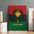 Personalized Pharaoh In Pan-African Colors Canvas Wall Art Ancient Egypt - Wonder Print Shop