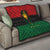 Personalized Pharaoh In Pan-African Colors Quilt Ancient Egypt