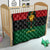 Personalized Pharaoh In Pan-African Colors Quilt Ancient Egypt