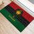 Personalized Pharaoh In Pan-African Colors Rubber Doormat Ancient Egypt