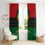 Personalized Pharaoh In Pan-African Colors Window Curtain Ancient Egypt