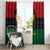 Personalized Pharaoh In Pan-African Colors Window Curtain Ancient Egypt