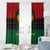 Personalized Pharaoh In Pan-African Colors Window Curtain Ancient Egypt