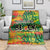 Personalized Colorful African Unapologetically Black Blanket