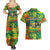 Personalized Colorful African Unapologetically Black Couples Matching Summer Maxi Dress and Hawaiian Shirt - Wonder Print Shop