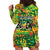 Personalized Colorful African Unapologetically Black Hoodie Dress - Wonder Print Shop