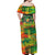 Personalized Colorful African Unapologetically Black Off Shoulder Maxi Dress - Wonder Print Shop