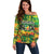 Personalized Colorful African Unapologetically Black Off Shoulder Sweater - Wonder Print Shop