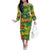 Personalized Colorful African Unapologetically Black Off The Shoulder Long Sleeve Dress - Wonder Print Shop