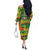 Personalized Colorful African Unapologetically Black Off The Shoulder Long Sleeve Dress - Wonder Print Shop