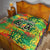 Personalized Colorful African Unapologetically Black Quilt