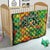 Personalized Colorful African Unapologetically Black Quilt