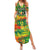 Personalized Colorful African Unapologetically Black Summer Maxi Dress