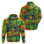 Personalized Colorful African Unapologetically Black Zip Hoodie