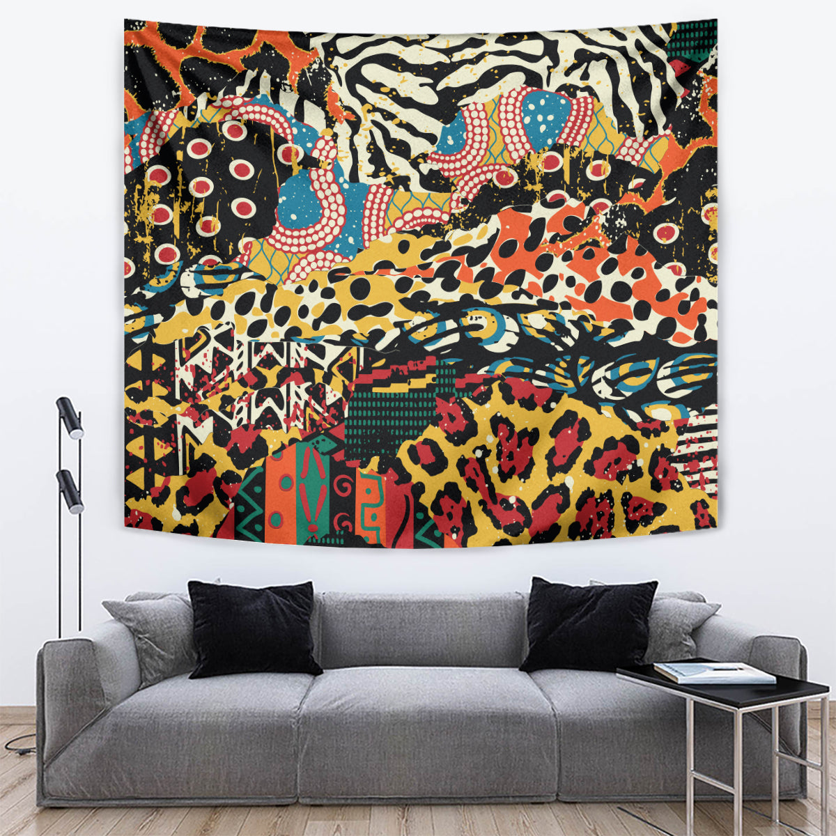 Africa Animal Pattern Tapestry