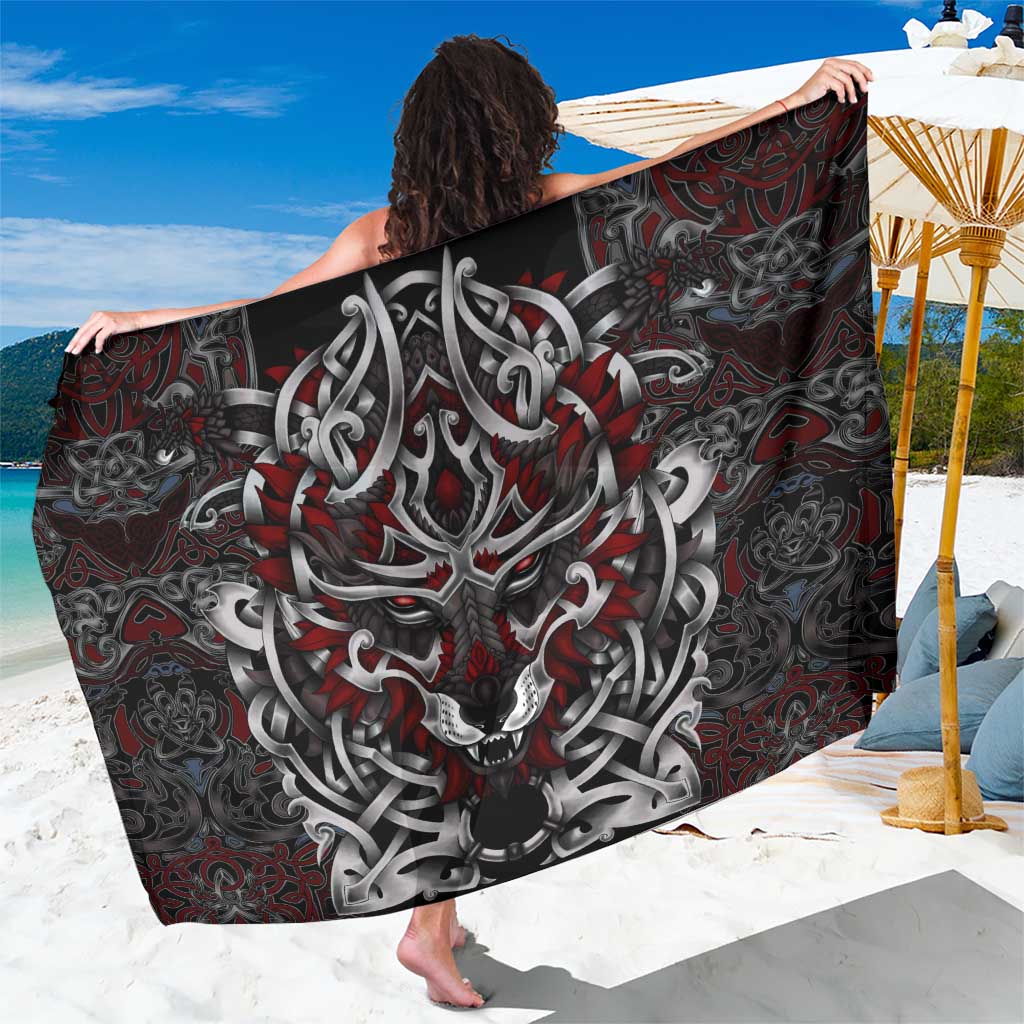 Celtic Wolf Fenrir Vikings Sarong Norse Mythology - Wonder Print Shop