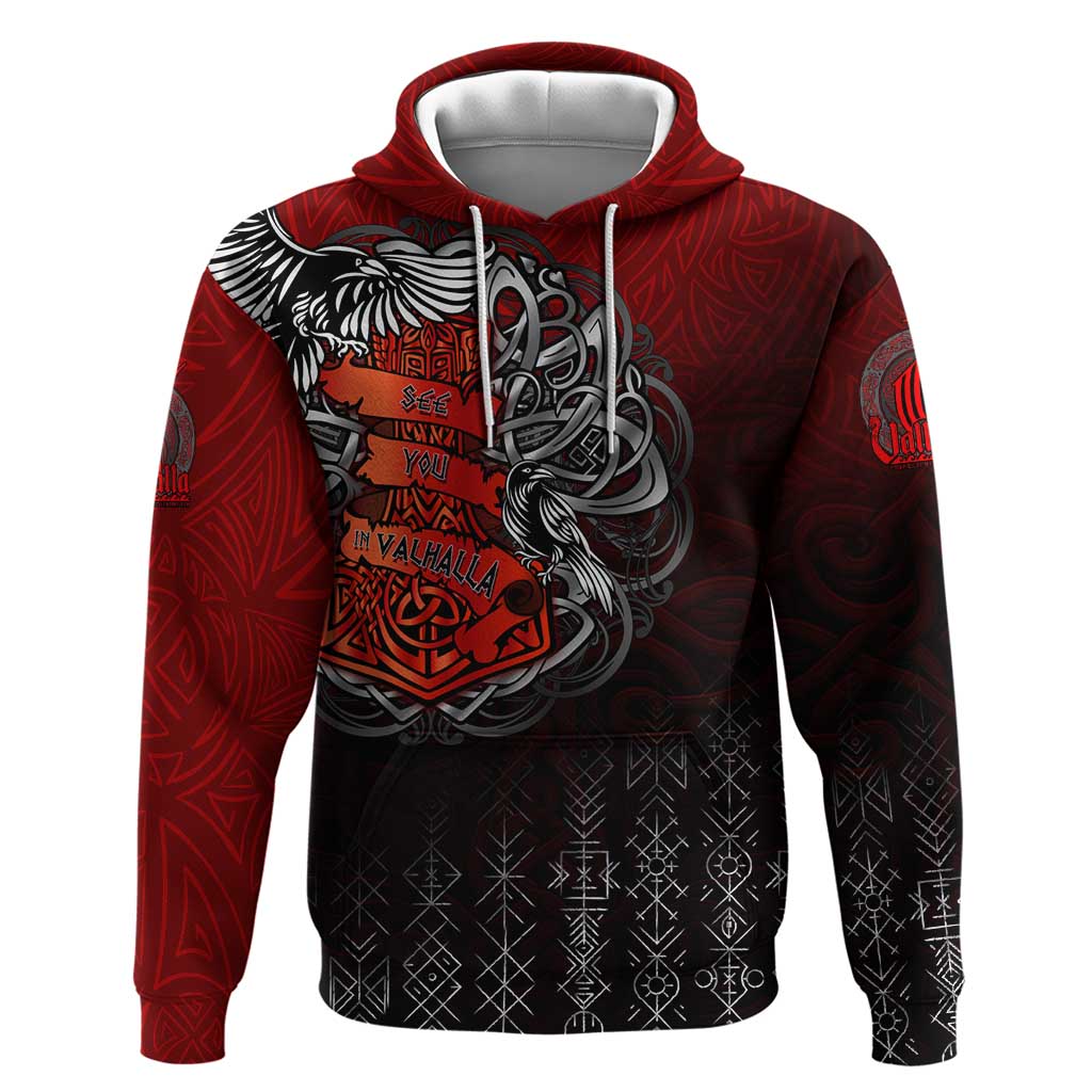 Victory Or Valhalla Hoodie Viking - Wonder Print Shop