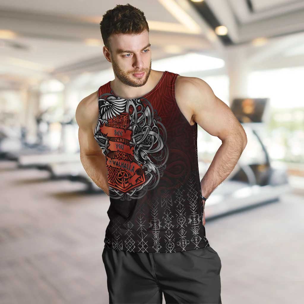 Victory Or Valhalla Men Tank Top Viking - Wonder Print Shop