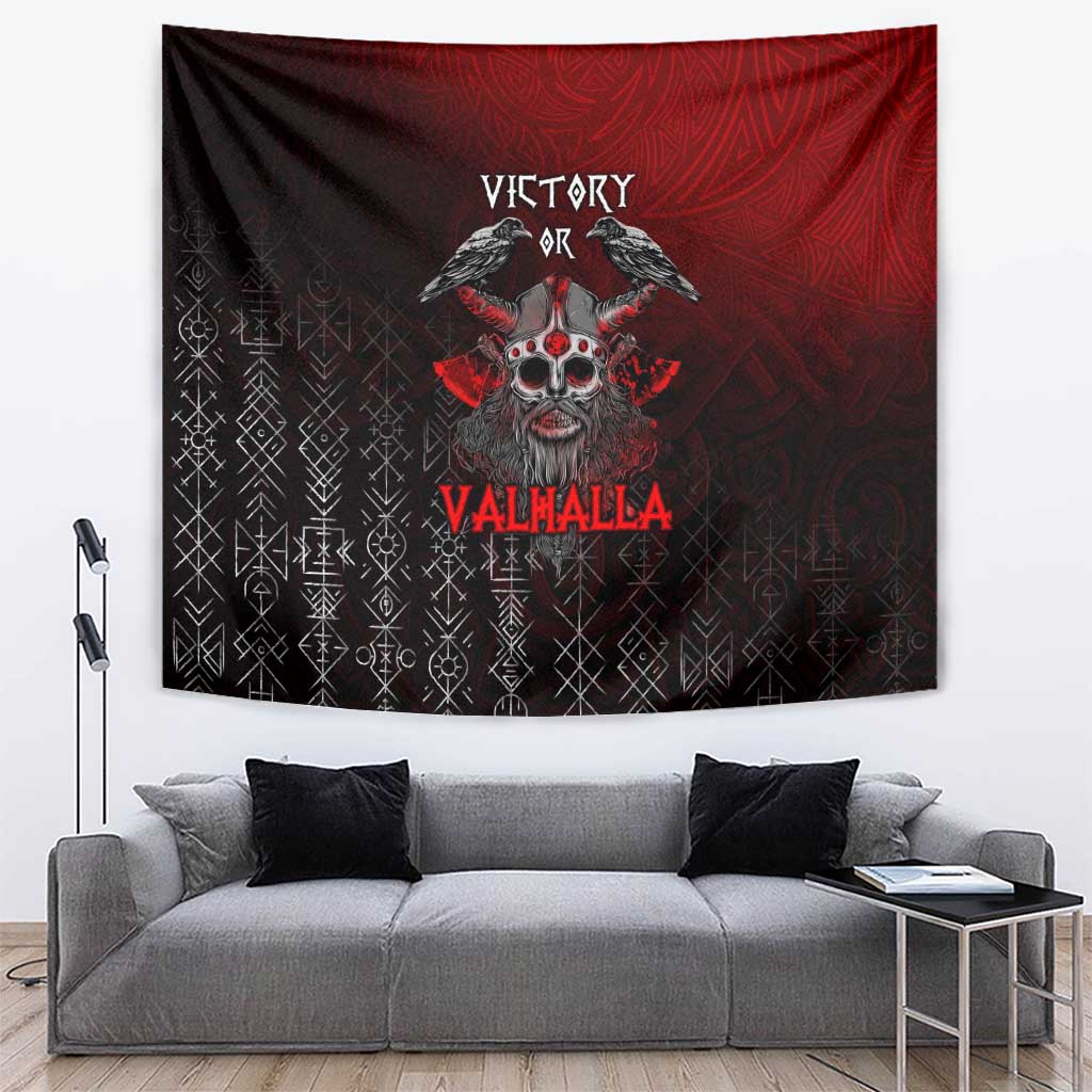 Victory Or Valhalla Tapestry Viking