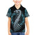 Dragon Viking With Runes Family Matching Mermaid Dress and Hawaiian Shirt Blue Black - Wonder Print Shop