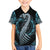 Dragon Viking With Runes Family Matching Puletasi and Hawaiian Shirt Blue Black - Wonder Print Shop