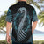 Dragon Viking With Runes Hawaiian Shirt Blue Black - Wonder Print Shop