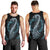 Dragon Viking With Runes Men Tank Top Blue Black - Wonder Print Shop