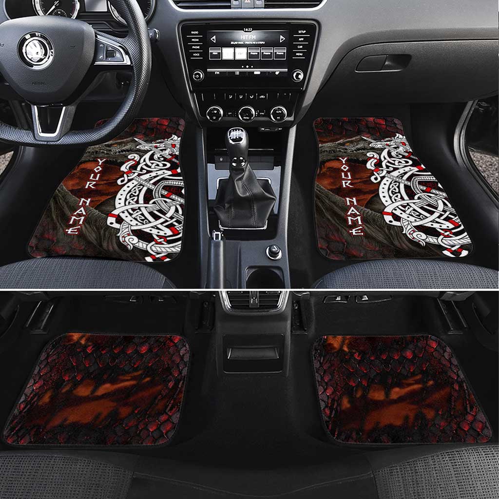 Viking Dragons Car Mats Norse Mythology - Wonder Print Shop