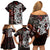 Viking Dragons Family Matching Off Shoulder Short Dress and Hawaiian Shirt Norse Mythology - Wonder Print Shop