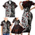 Viking Dragons Family Matching Short Sleeve Bodycon Dress and Hawaiian Shirt Norse Mythology - Wonder Print Shop