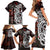 Viking Dragons Family Matching Short Sleeve Bodycon Dress and Hawaiian Shirt Norse Mythology - Wonder Print Shop