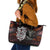 Viking Dragons Leather Tote Bag Norse Mythology - Wonder Print Shop