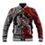 Viking Warrior And Viking Dragons Baseball Jacket - Wonder Print Shop