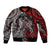 Viking Warrior And Viking Dragons Bomber Jacket - Wonder Print Shop