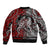 Viking Warrior And Viking Dragons Bomber Jacket - Wonder Print Shop