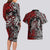 Viking Warrior And Viking Dragons Couples Matching Long Sleeve Bodycon Dress and Hawaiian Shirt - Wonder Print Shop