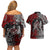 Viking Warrior And Viking Dragons Couples Matching Off Shoulder Short Dress and Hawaiian Shirt - Wonder Print Shop