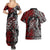 Viking Warrior And Viking Dragons Couples Matching Summer Maxi Dress and Hawaiian Shirt - Wonder Print Shop