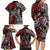 Viking Warrior And Viking Dragons Family Matching Long Sleeve Bodycon Dress and Hawaiian Shirt - Wonder Print Shop